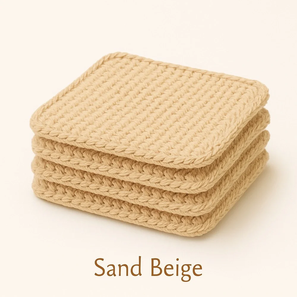 Crochet Washcloth - Handmade Cotton Cloth for Everyday Use